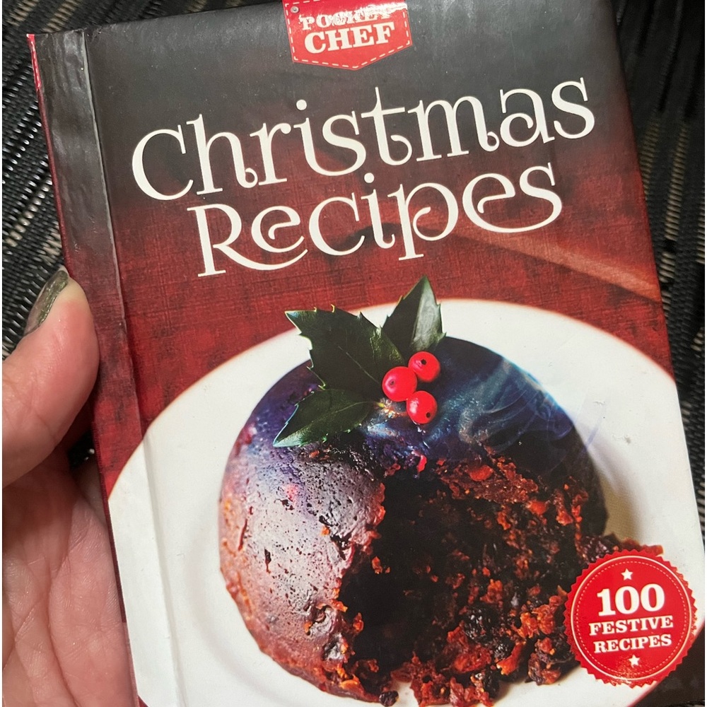 British Christmas Recipes Cookbook Pocket Sized Hardcover
